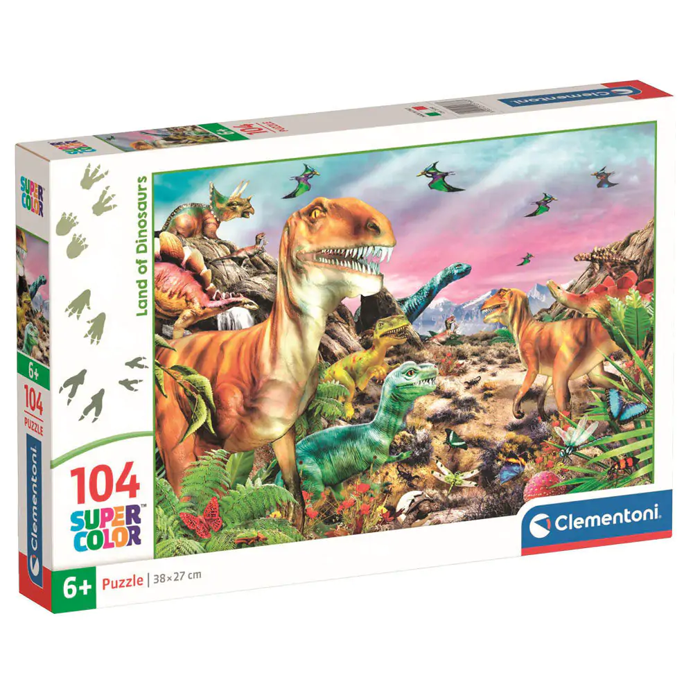 Puzzle Zemlja Dinosaura 104 kom fotografija proizvoda