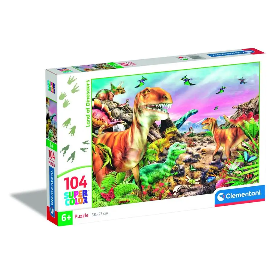 Puzzle Zemlja Dinosaura 104 kom fotografija proizvoda