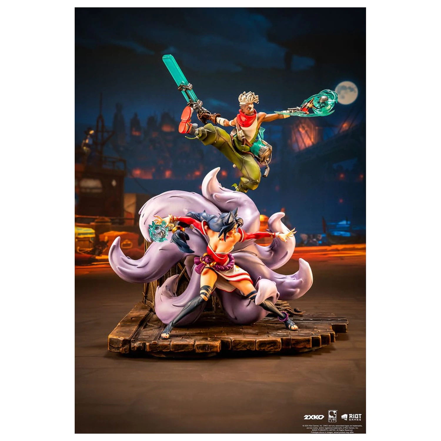 League of Legends Statua 1/10 2XKO Ekko & Ahri Diorama 30 cm fotografija proizvoda