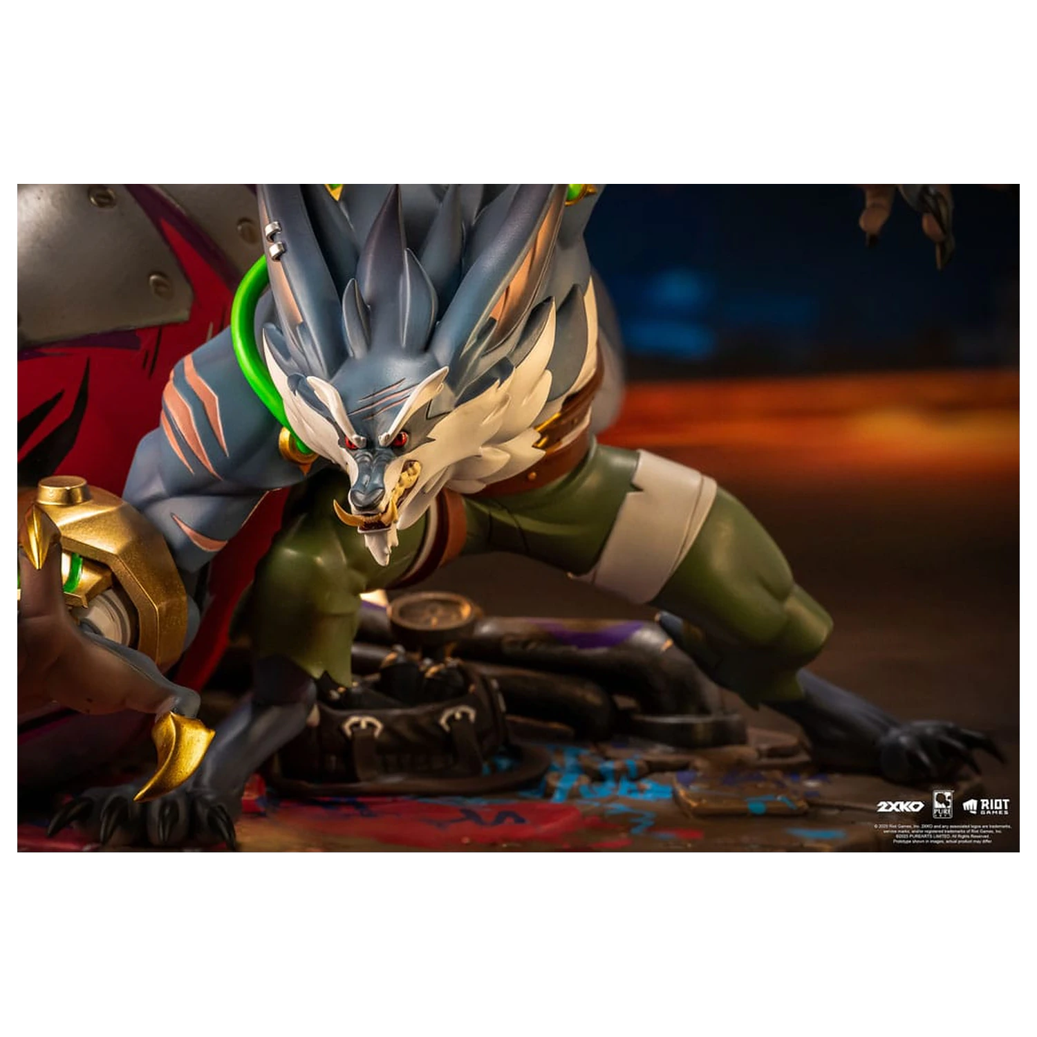 League of Legends kip 1/10 2XKO Jinx & Warwick Diorama 37 cm fotografija proizvoda