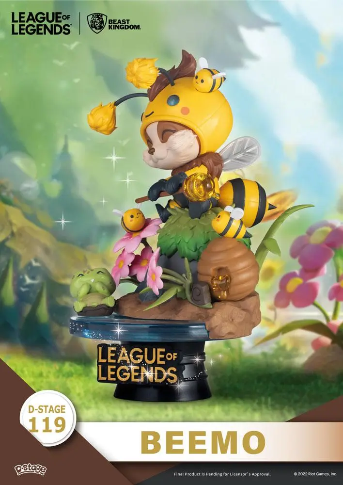 League of Legends D-Stage PVC diorama set Beemo & BZZZiggs 15 cm fotografija proizvoda