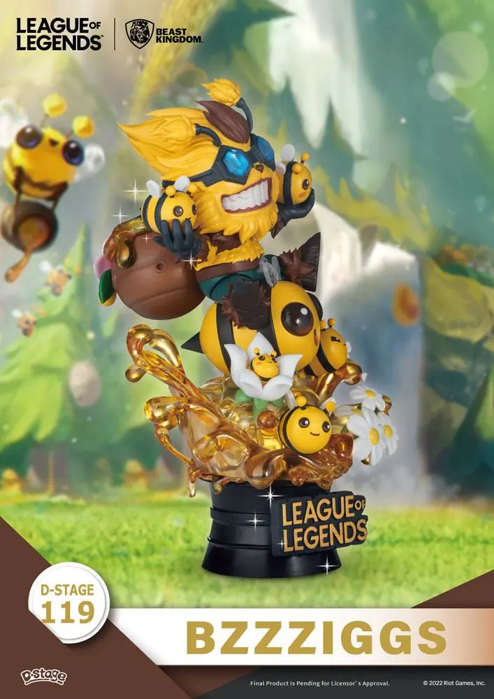 League of Legends D-Stage PVC diorama set Beemo & BZZZiggs 15 cm fotografija proizvoda