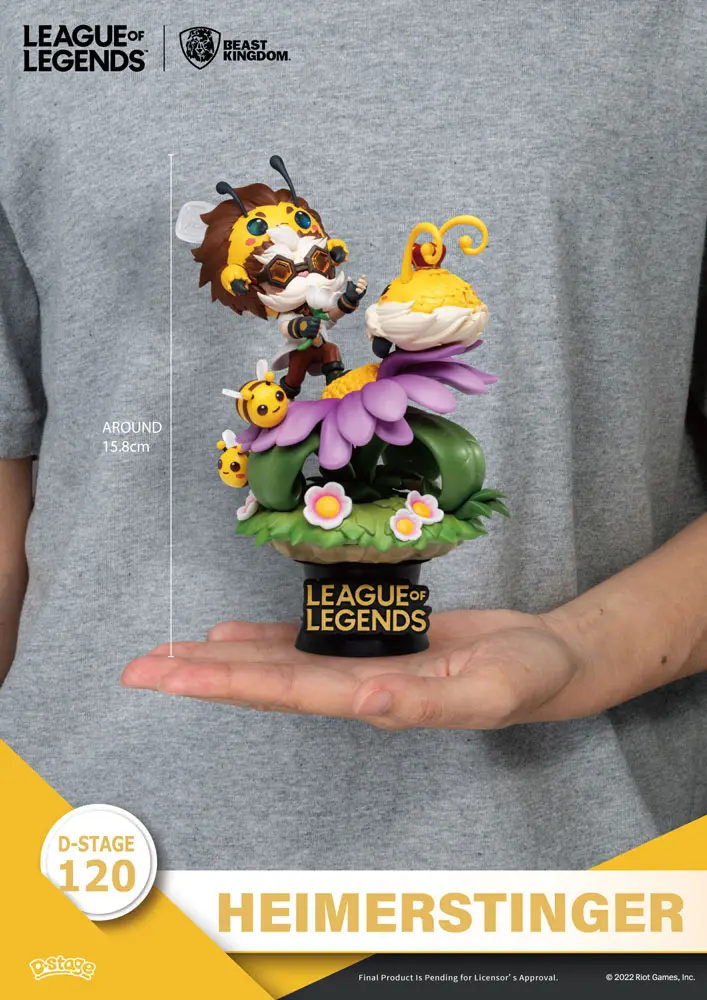 League of Legends D-Stage PVC Diorama Set Nunu &amp; Beelump &amp; Heimerstinger 16 cmLeague of Legends D-Stage PVC diorama set Nunu &amp; Beelump &amp; Heimerstinger 16 cm fotografija proizvoda