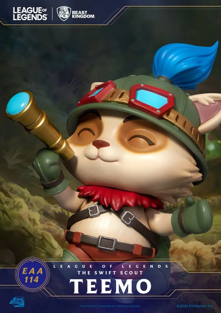 League of Legends Egg Attack figura Brzi izviđač Teemo 12 cm fotografija proizvoda