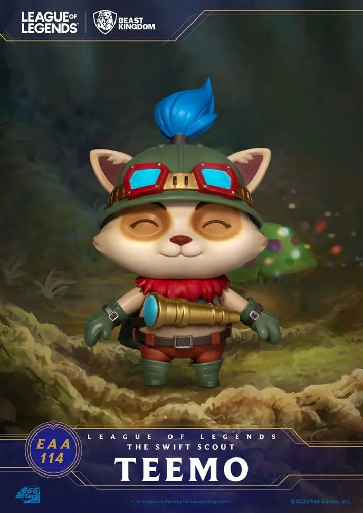 League of Legends Egg Attack figura Brzi izviđač Teemo 12 cm fotografija proizvoda