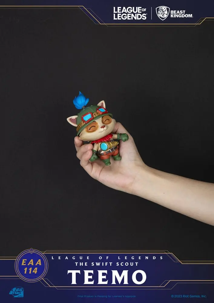 League of Legends Egg Attack figura Brzi izviđač Teemo 12 cm fotografija proizvoda