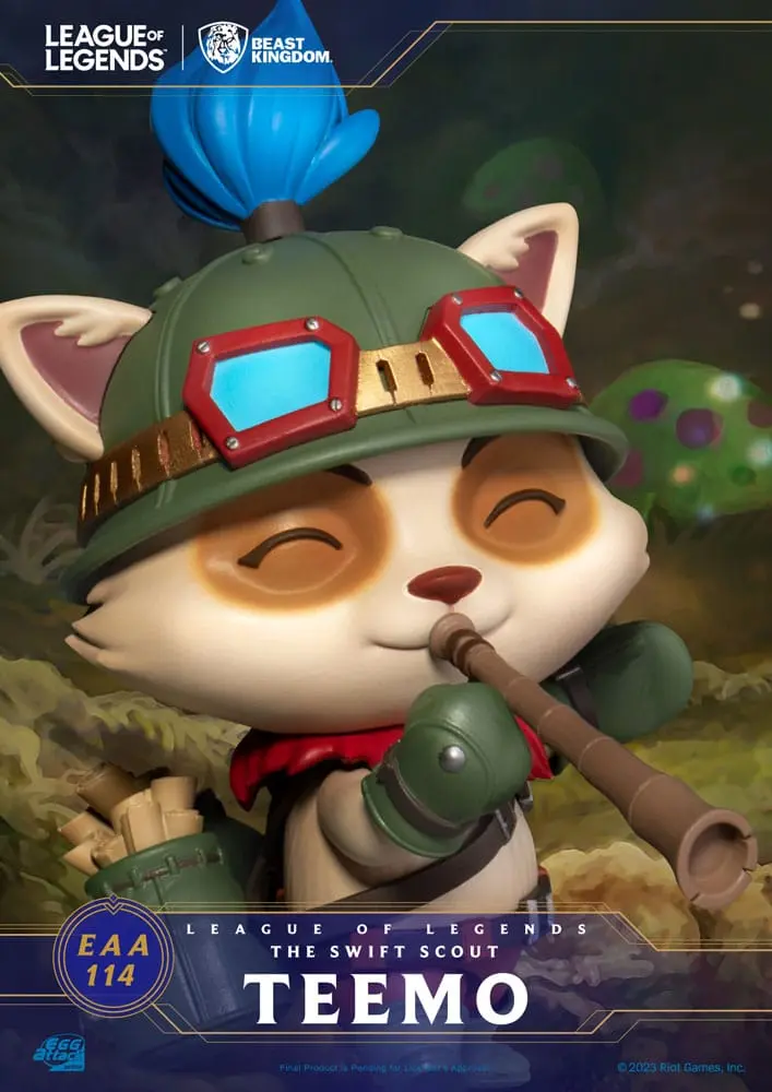 League of Legends Egg Attack figura Brzi izviđač Teemo 12 cm fotografija proizvoda