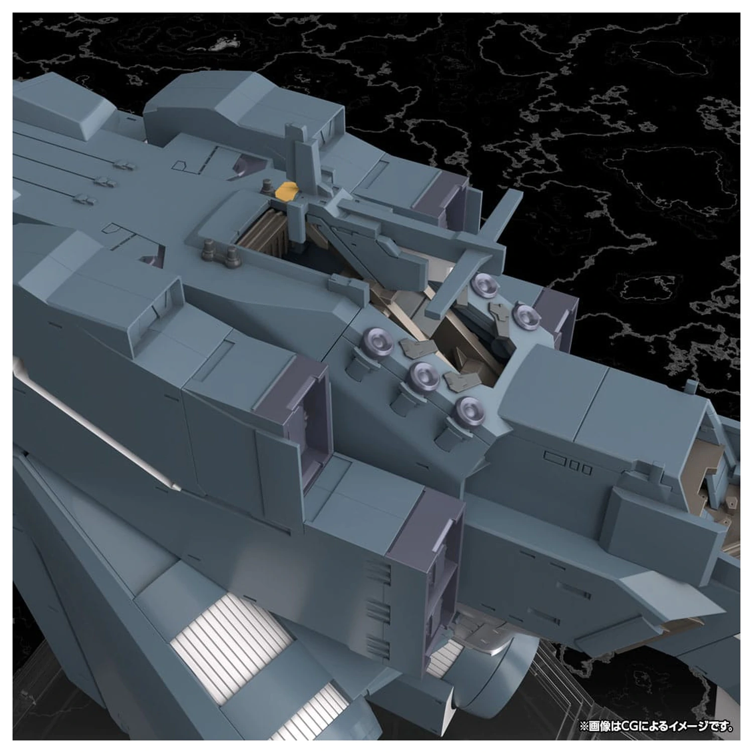 Legend of the Galactic Heroes: Die Neue These Plastic Model Komplet Free Planets Alliance Forces Bojni brod Hyperion 30 cm fotografija proizvoda