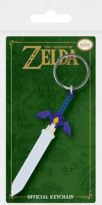 Legend of Zelda gumeni privjesak za ključeve Master Sword 6 cm fotografija proizvoda