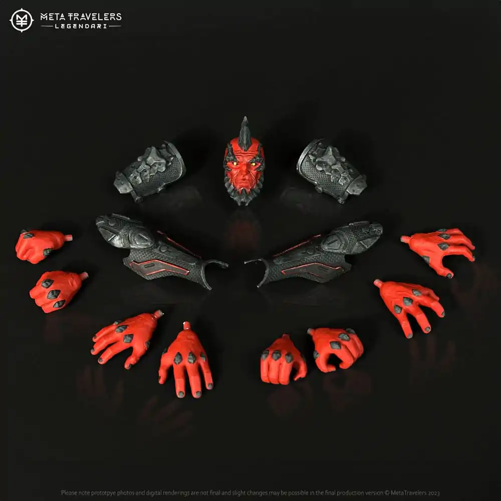 Legendarna akcijska figura 1/10 Crimson Enforcer 18 cm fotografija proizvoda