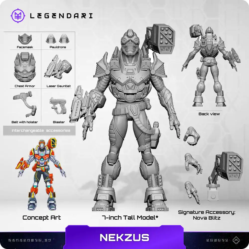 Legendarna akcijska figura 1/10 Nekzus 18 cm fotografija proizvoda