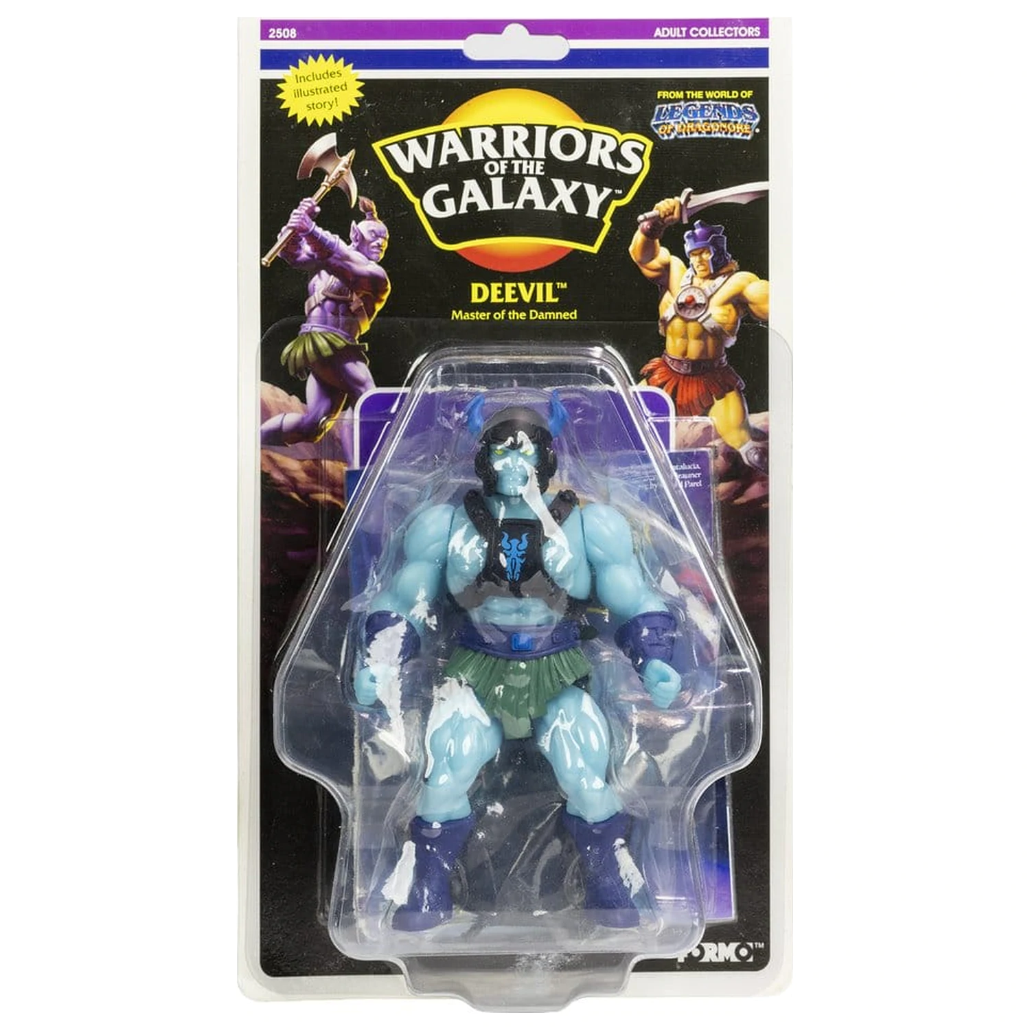 Legends of Dragonore: Warriors of the Galaxy Wave 3 Akcijska figura Deevil (Glow in the Dark) 14 cm fotografija proizvoda