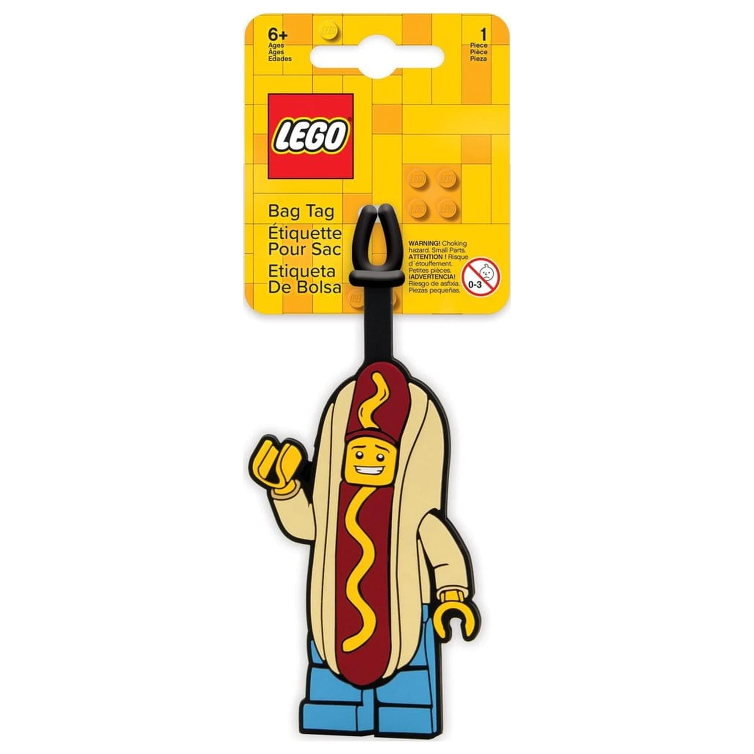 Lego Privjesak za torbu Hot Dog Guy fotografija proizvoda