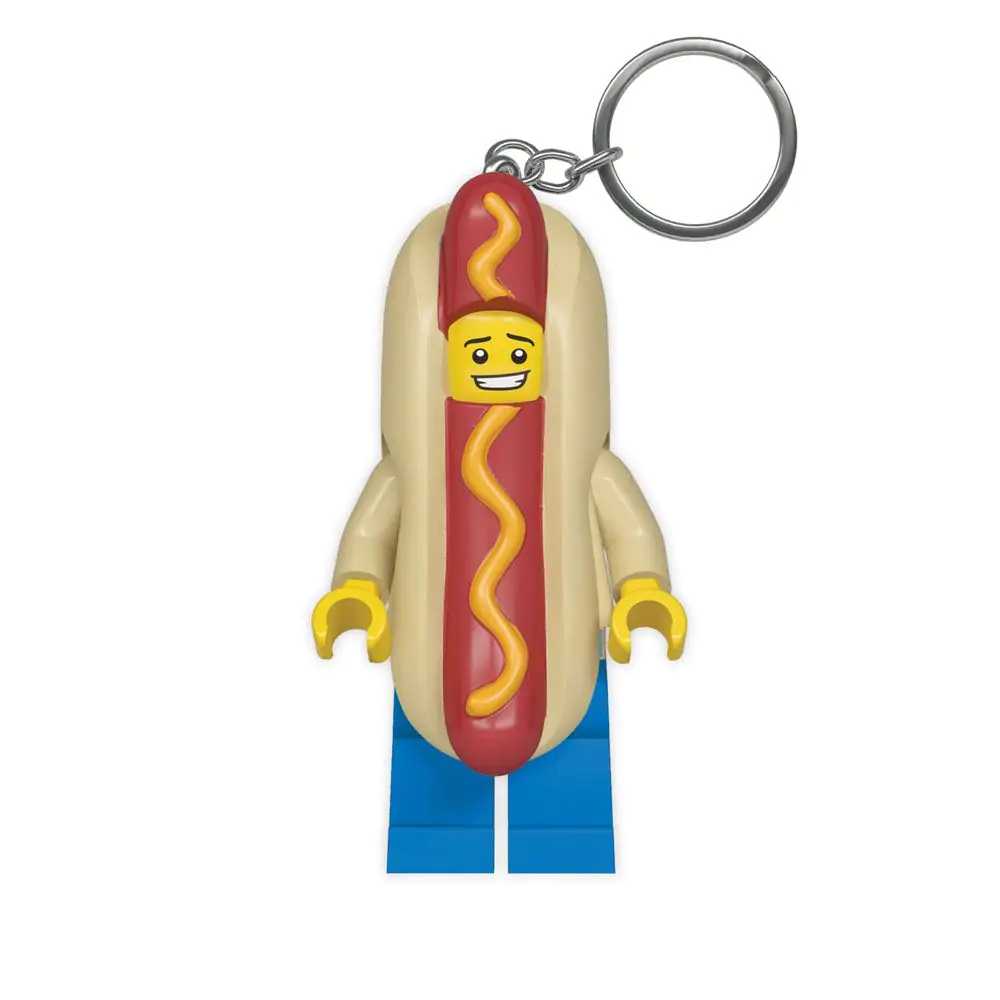 LEGO Classic svjetleći privjesak za ključeve Hot Dog 8 cm fotografija proizvoda