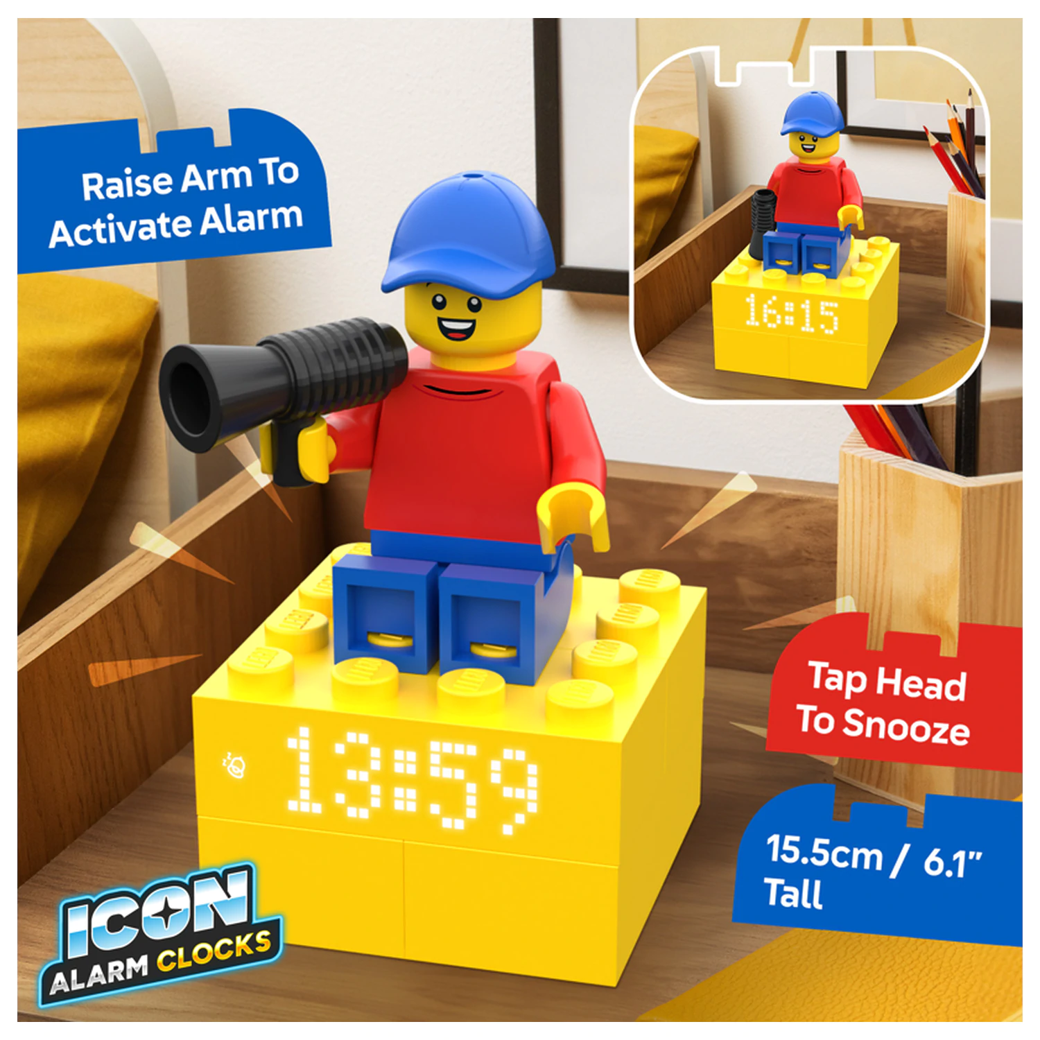LEGO Budilica 15 cm fotografija proizvoda