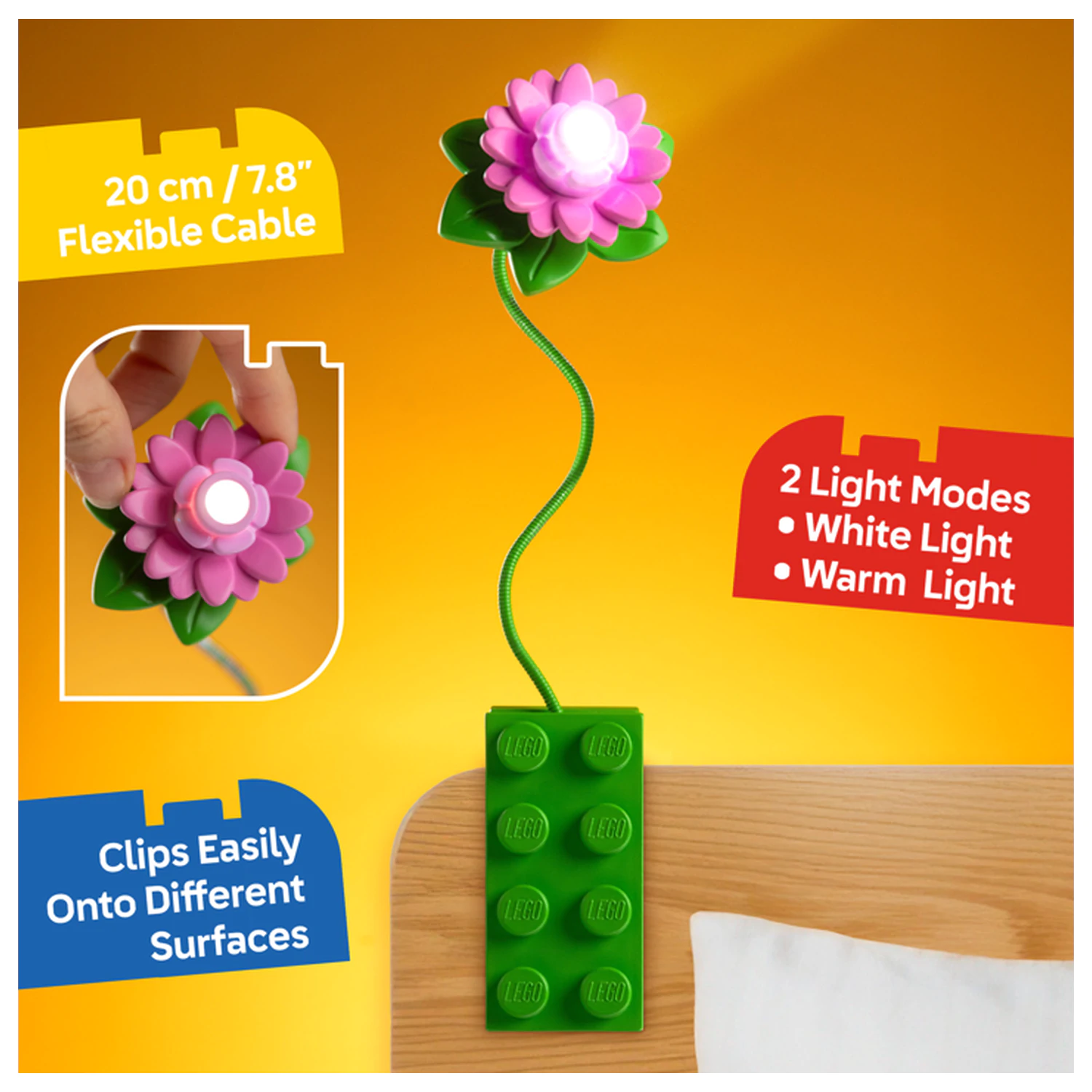 LEGO Knjiga sa cvijećem Svjetlo 20cm fotografija proizvoda