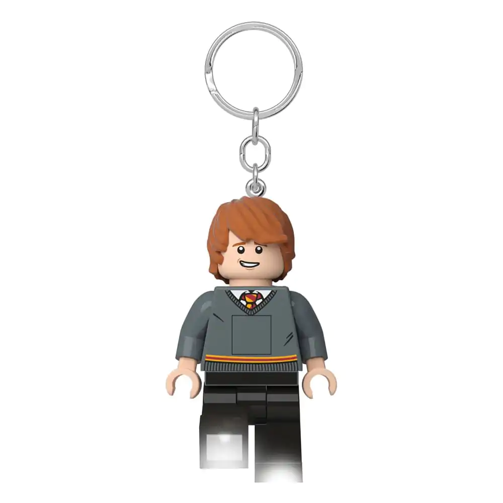 LEGO Harry Potter Svjetleći Privezak za Ključeve Ron Weasley 8 cm fotografija proizvoda