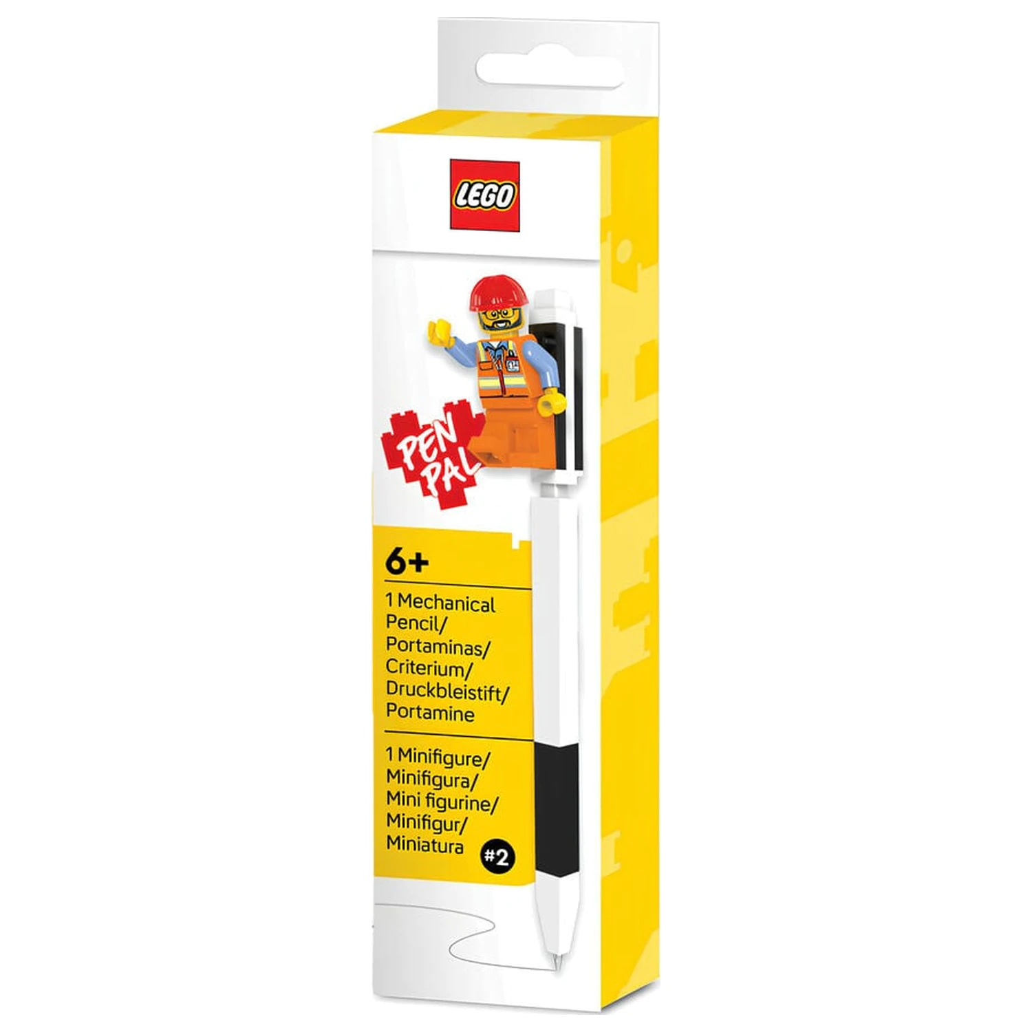 Lego crna mehanička olovka s minifigurom fotografija proizvoda