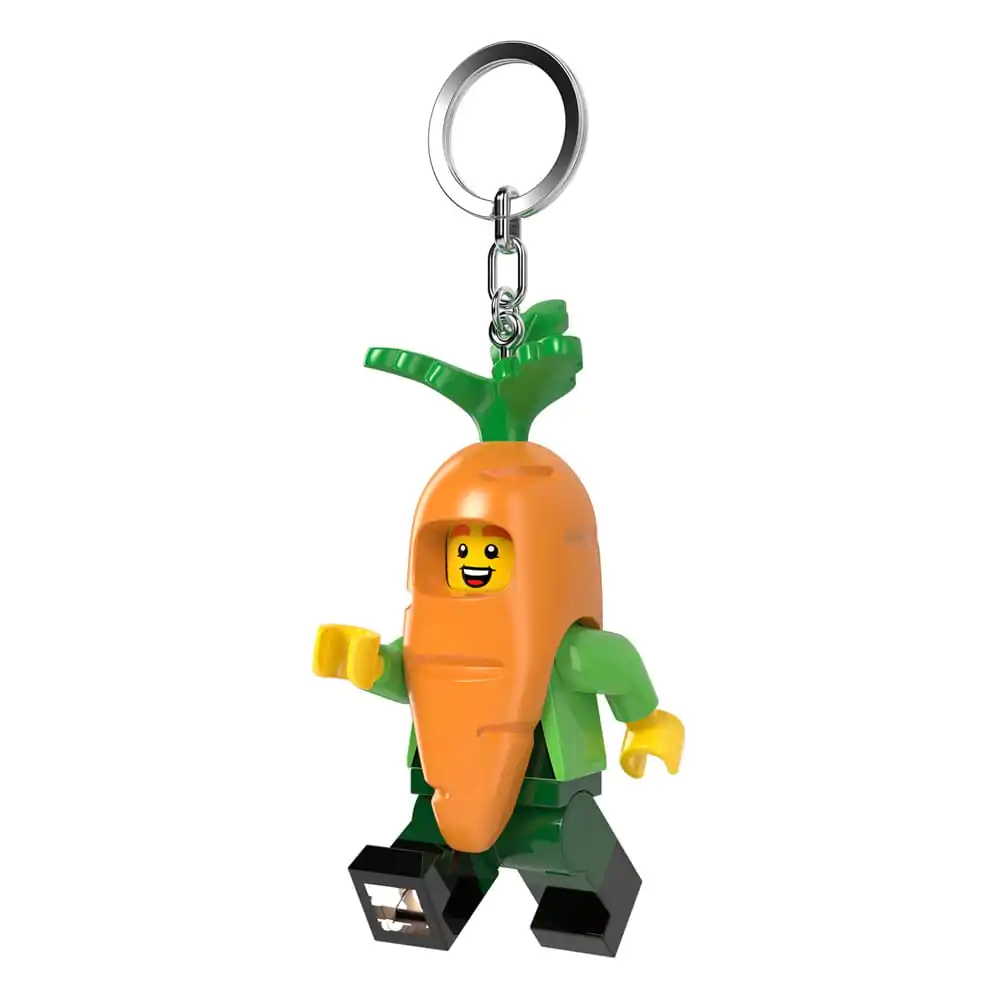LEGO Minifigure svjetleći privjesak za ključeve maskota mrkva 8 cm fotografija proizvoda
