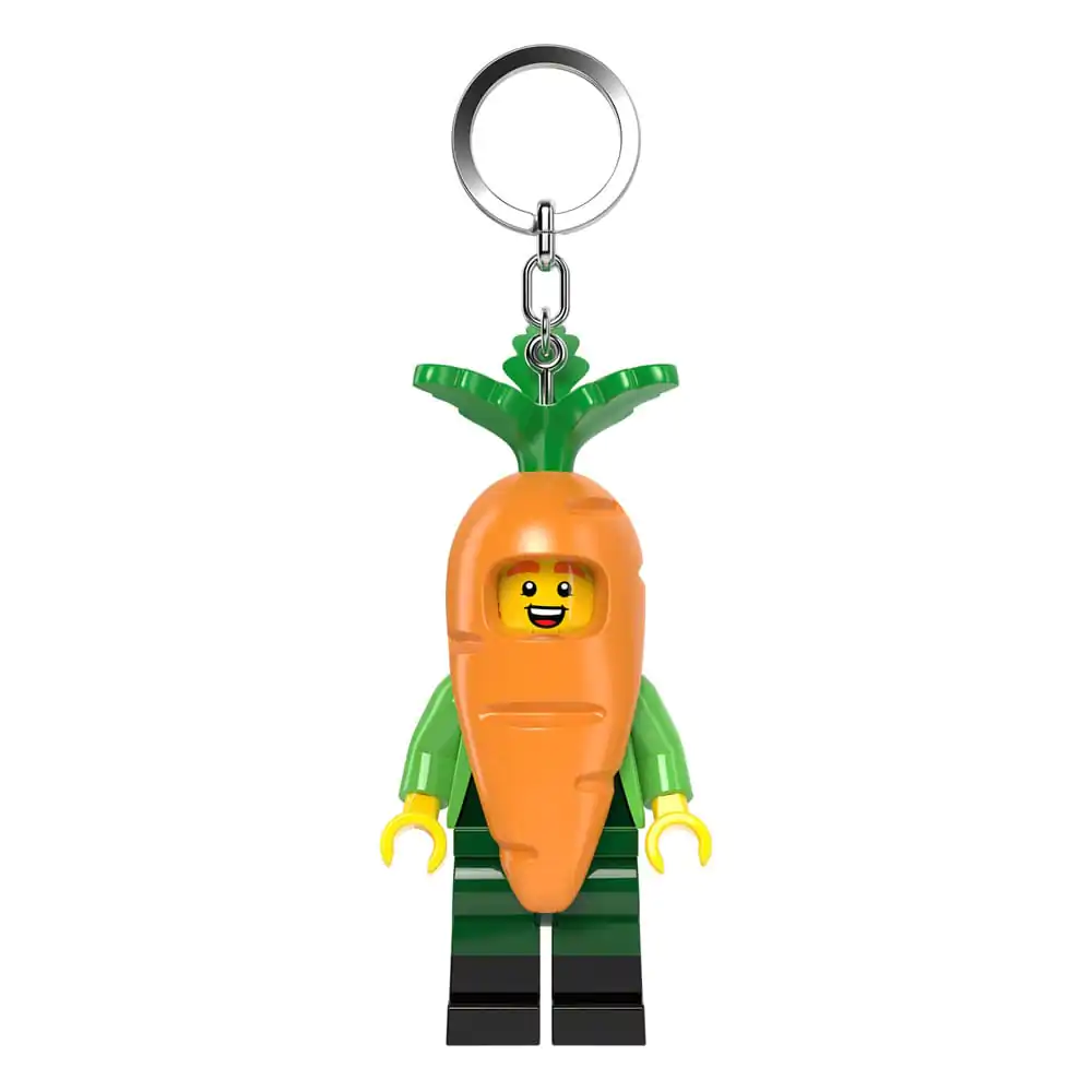 LEGO Minifigure svjetleći privjesak za ključeve maskota mrkva 8 cm fotografija proizvoda