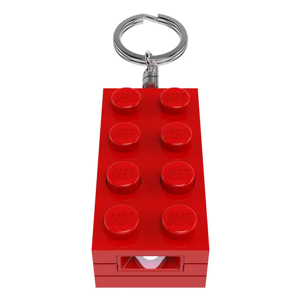 LEGO Minifigure svijetleći privjesak za ključeve Stone crveni 8 cm fotografija proizvoda