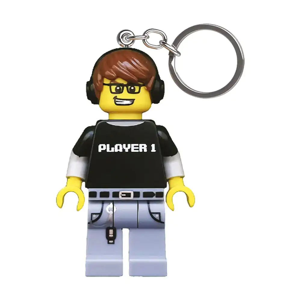 LEGO Minifigures Svjetleći privjesak za ključeve Video Game Guy 8 cm fotografija proizvoda