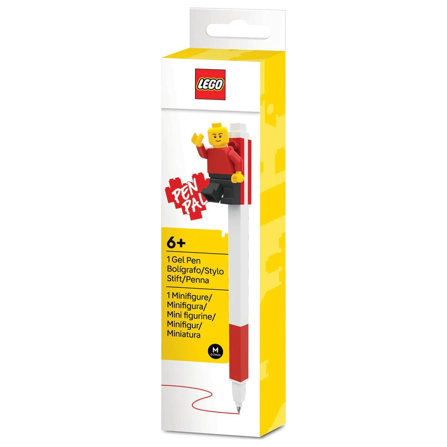 Lego crvena gel olovka s minifigurom fotografija proizvoda
