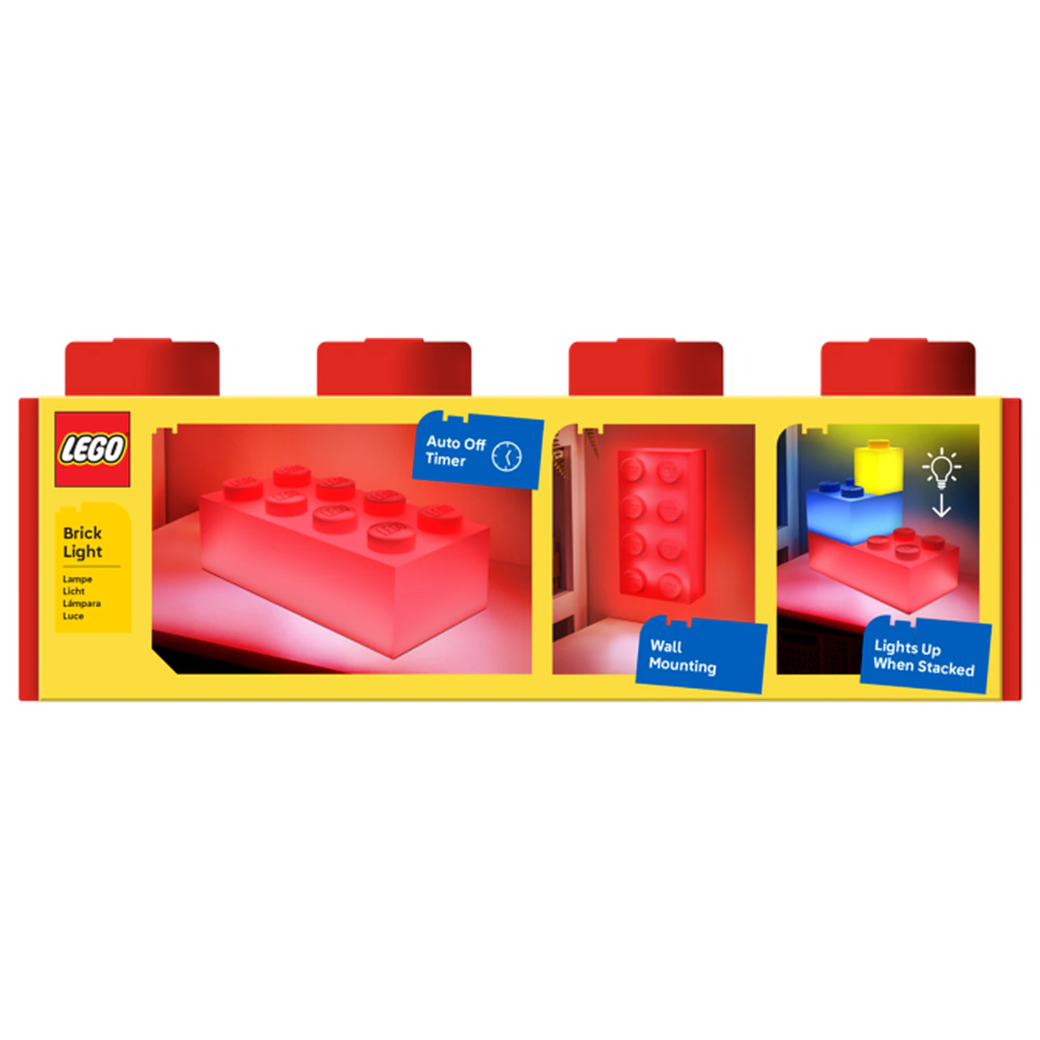 LEGO Crvena kocka 4x2 svijetla 31x15cm fotografija proizvoda