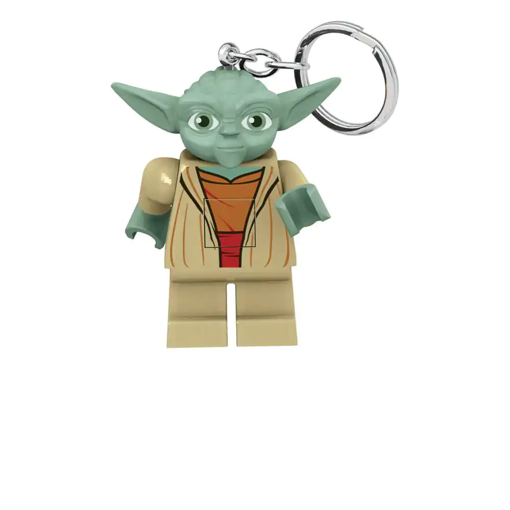LEGO Star Wars svjetleći privjesak za ključeve Yoda 8 cm fotografija proizvoda