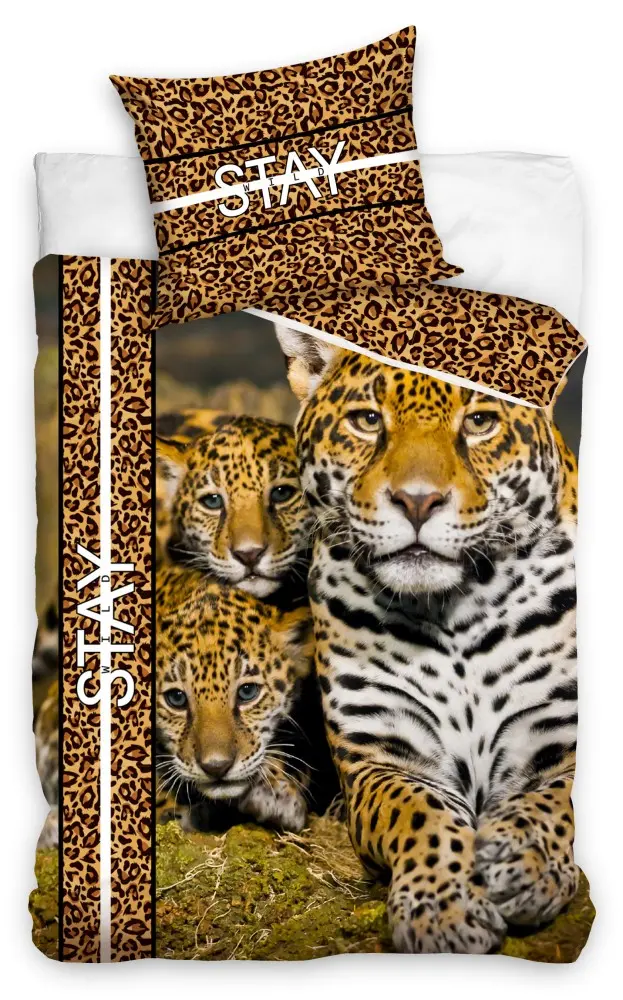 Leopard navlaka za poplun 140x200 cm, 70x90 cm fotografija proizvoda