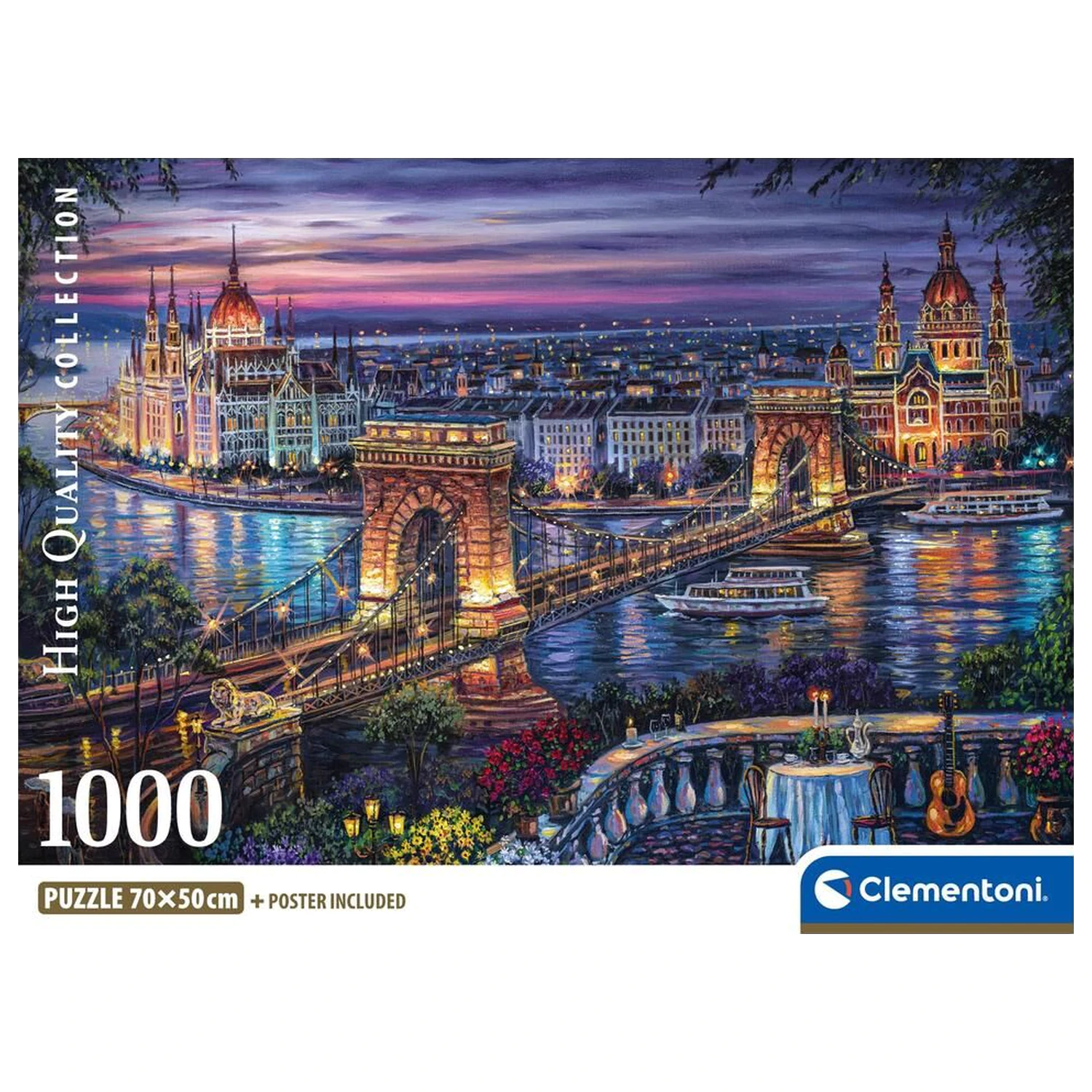 Lights Of The Danube puzzle 1000 komada fotografija proizvoda