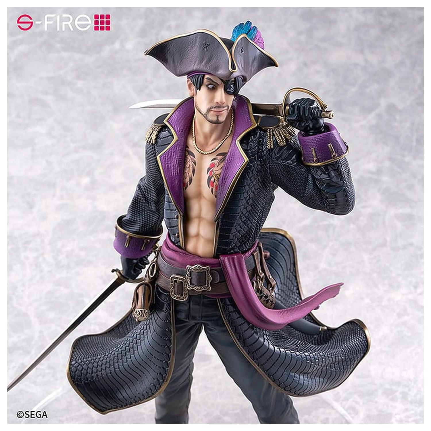 Like a Dragon: Pirate Yakuza in Hawaii S-Fire PVC statua 1/7 Captain Majima (Goro Majima) 26 cm fotografija proizvoda