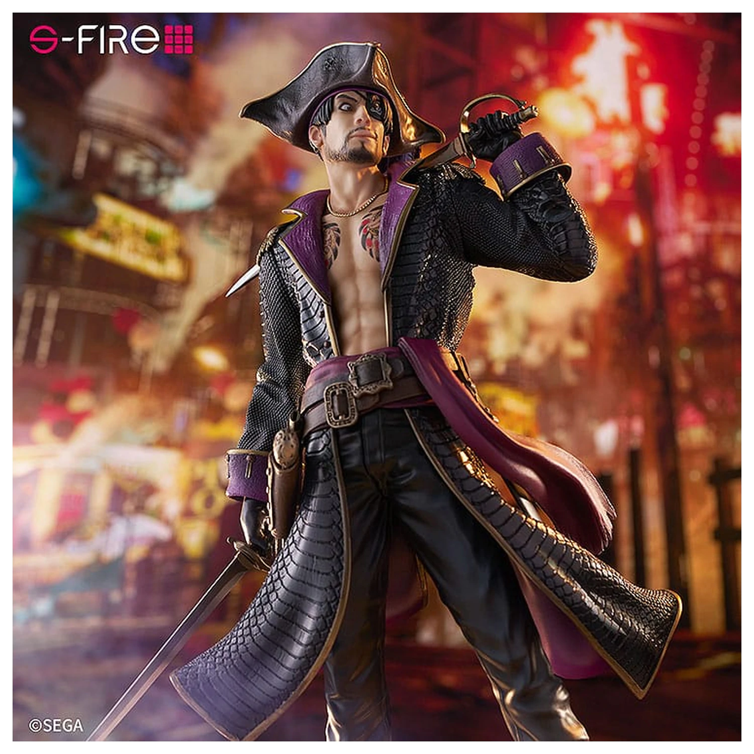 Like a Dragon: Pirate Yakuza in Hawaii S-Fire PVC statua 1/7 Captain Majima (Goro Majima) 26 cm fotografija proizvoda