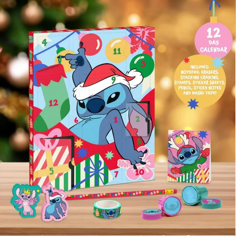 LILO & STITCH Stationery 12-dnevni adventski kalendar [OŠTEĆENO PAKIRANJE] fotografija proizvoda