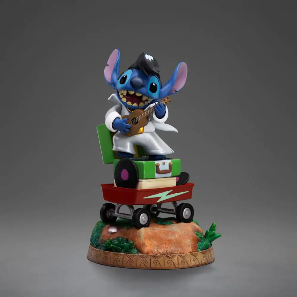 Lilo & Stitch Art Scale Kip 1/10 Stitch King of Rock 17 cm fotografija proizvoda