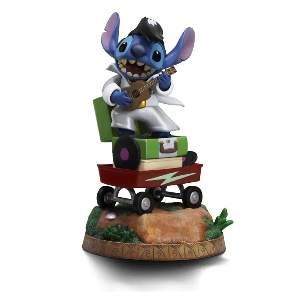 Lilo & Stitch Art Scale Kip 1/10 Stitch King of Rock 17 cm fotografija proizvoda