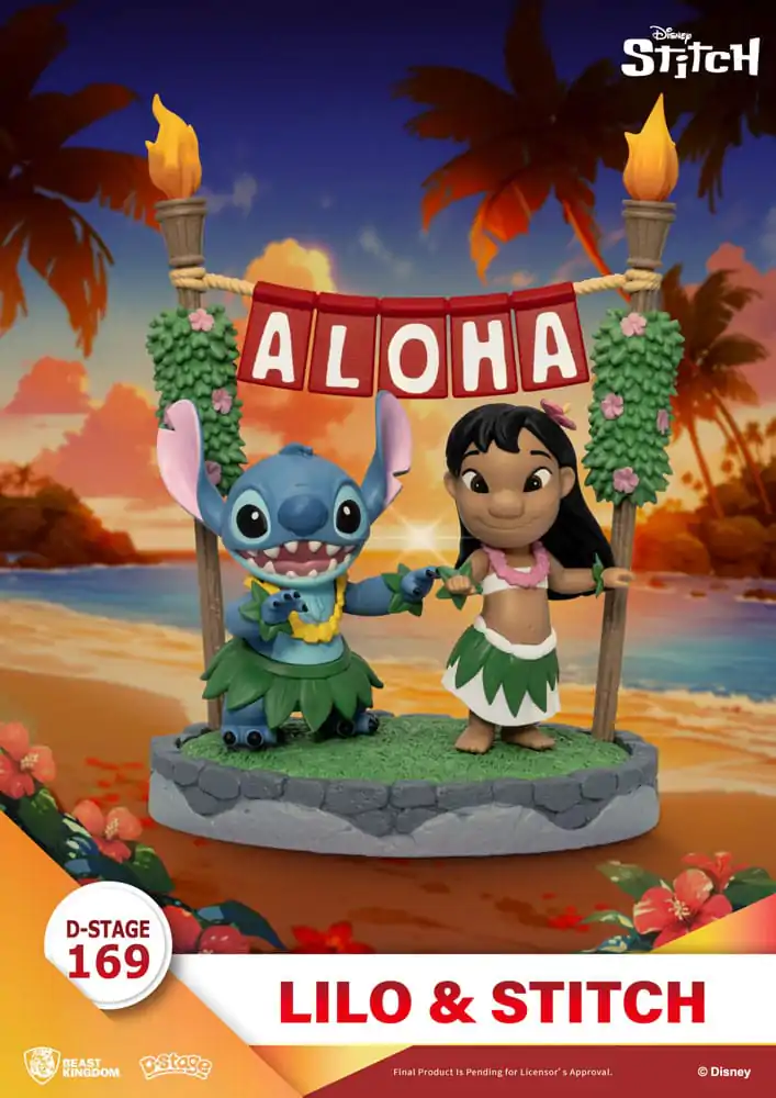 Lilo & Stitch D-Stage PVC Diorama Lilo & Stitch 16 cm fotografija proizvoda