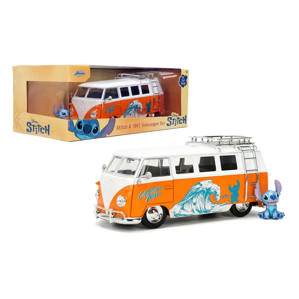 Lilo & Stitch Diecast Model 1/24 1961 VW Bus Stitch Model od lijevanog metala fotografija proizvoda