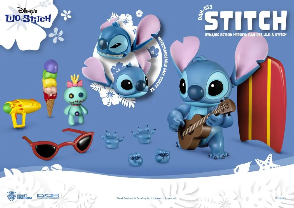 Lilo & Stitch Dynamic 8ction Heroes akcijska figura 1/9 Stitch 18 cm fotografija proizvoda