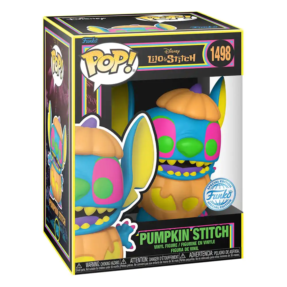 Lilo & Stitch Funko POP! Disney Vinyl Figura Blacklight Pumpkin Stitch 9 cm fotografija proizvoda