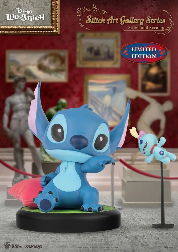 Lilo & Stitch Mini Egg Attack Figura Stitch Art Gallery Series Stitch and Scrum 8 cm fotografija proizvoda