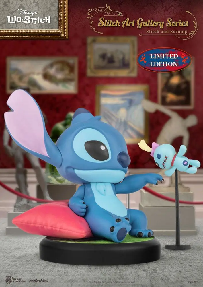 Lilo & Stitch Mini Egg Attack Figura Stitch Art Gallery Series Stitch and Scrum 8 cm fotografija proizvoda