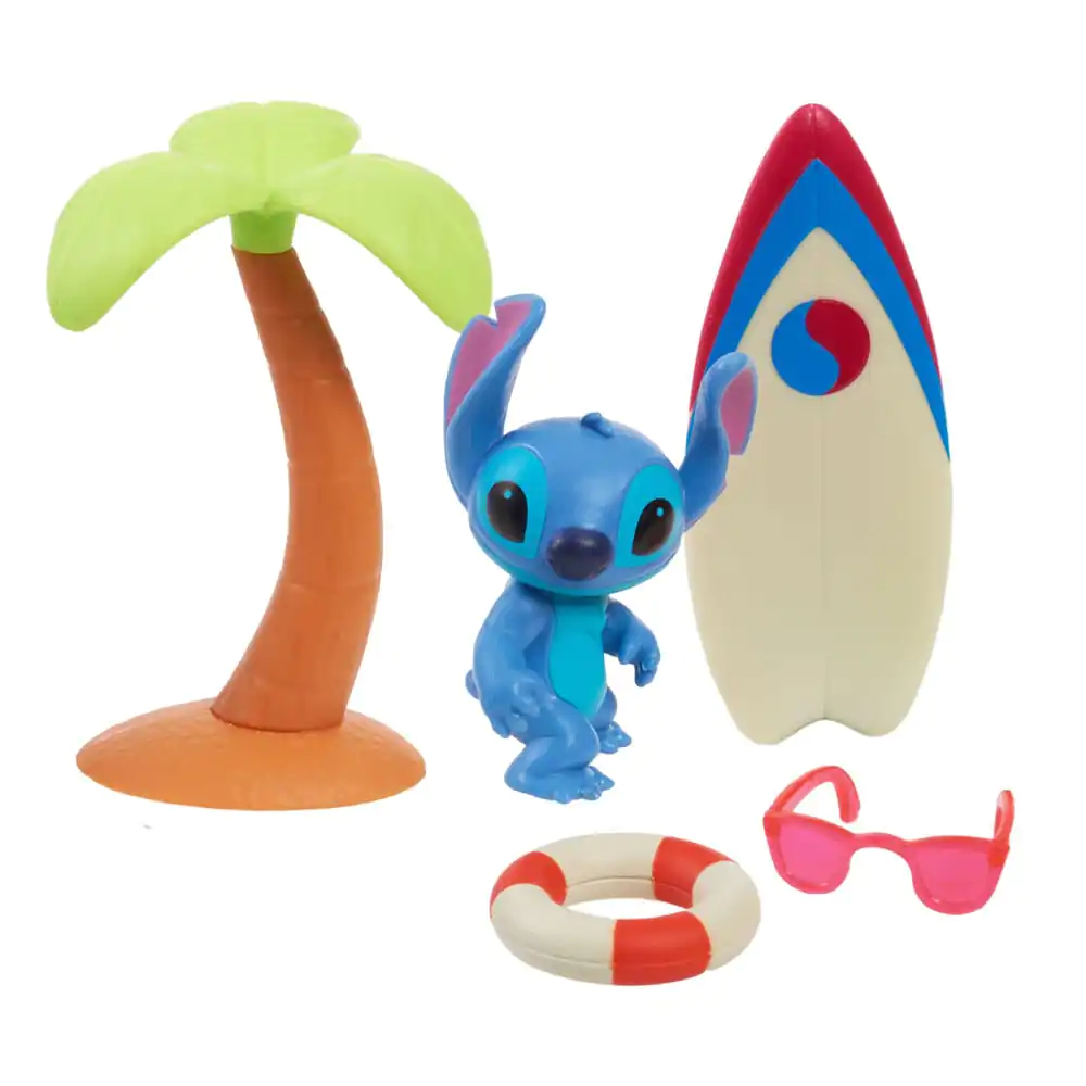 Lilo & Stitch Mini Figure Playset Hang Ten Stitch 7 cm - Set figurica fotografija proizvoda