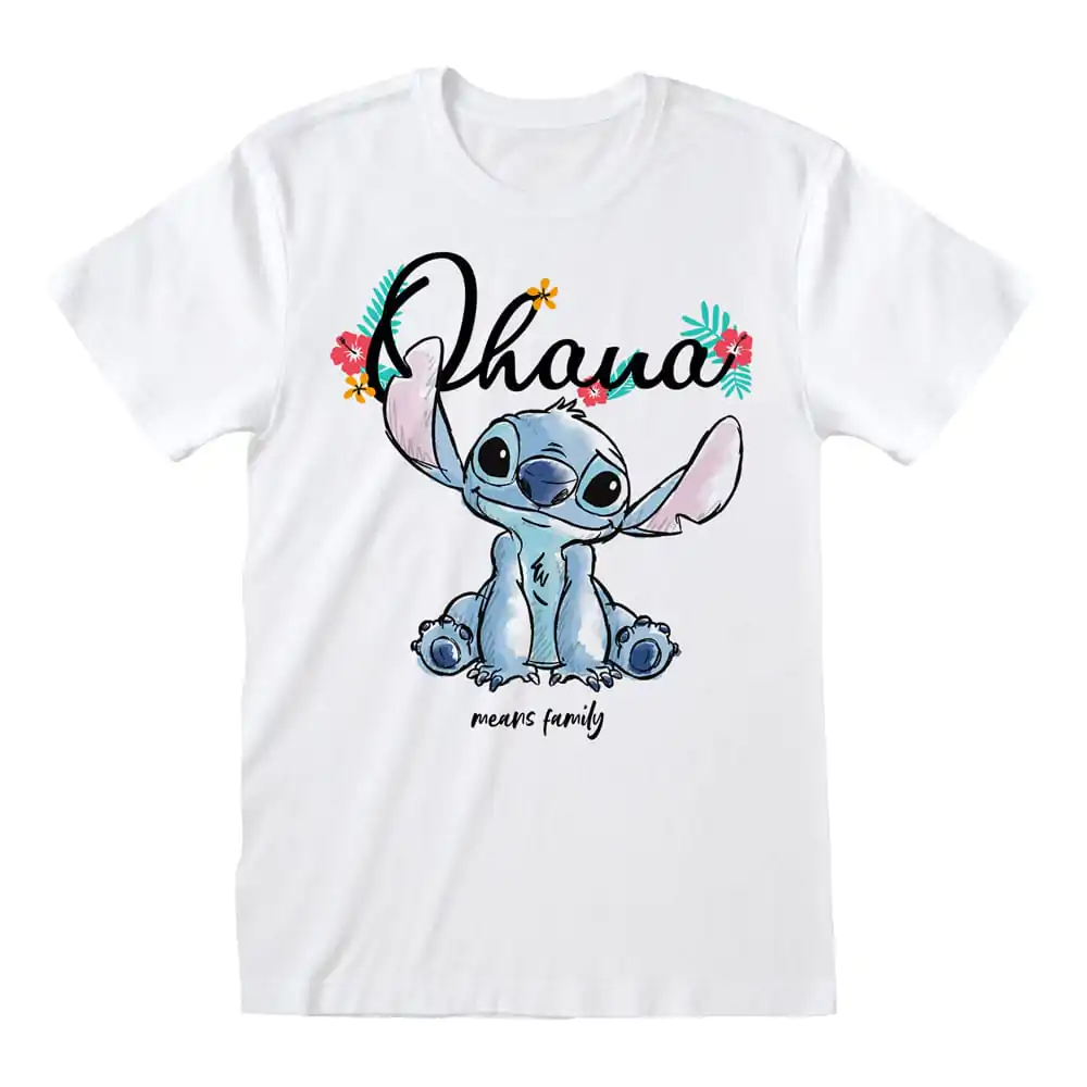 Lilo & Stitch majica Ohana Means Family bijela fotografija proizvoda