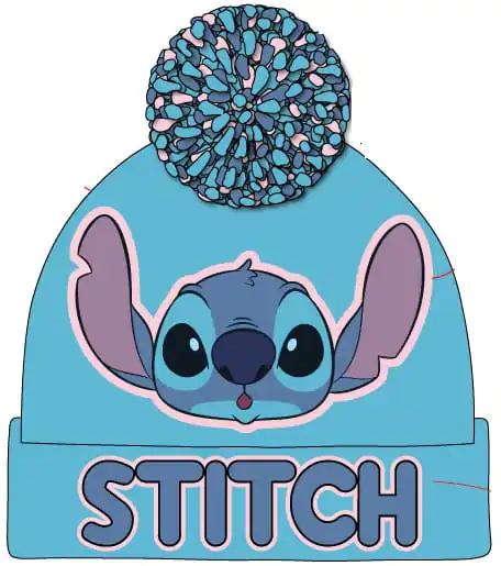 Lilo & Stitch Pom-Pom Pletena Kapa Svijetlo Plava fotografija proizvoda