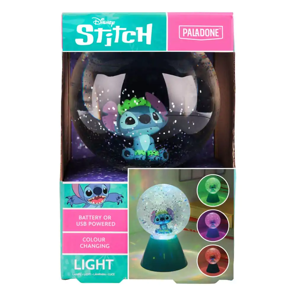 Lilo & Stitch LED lampa Stitch gliter kugla 17 cm fotografija proizvoda