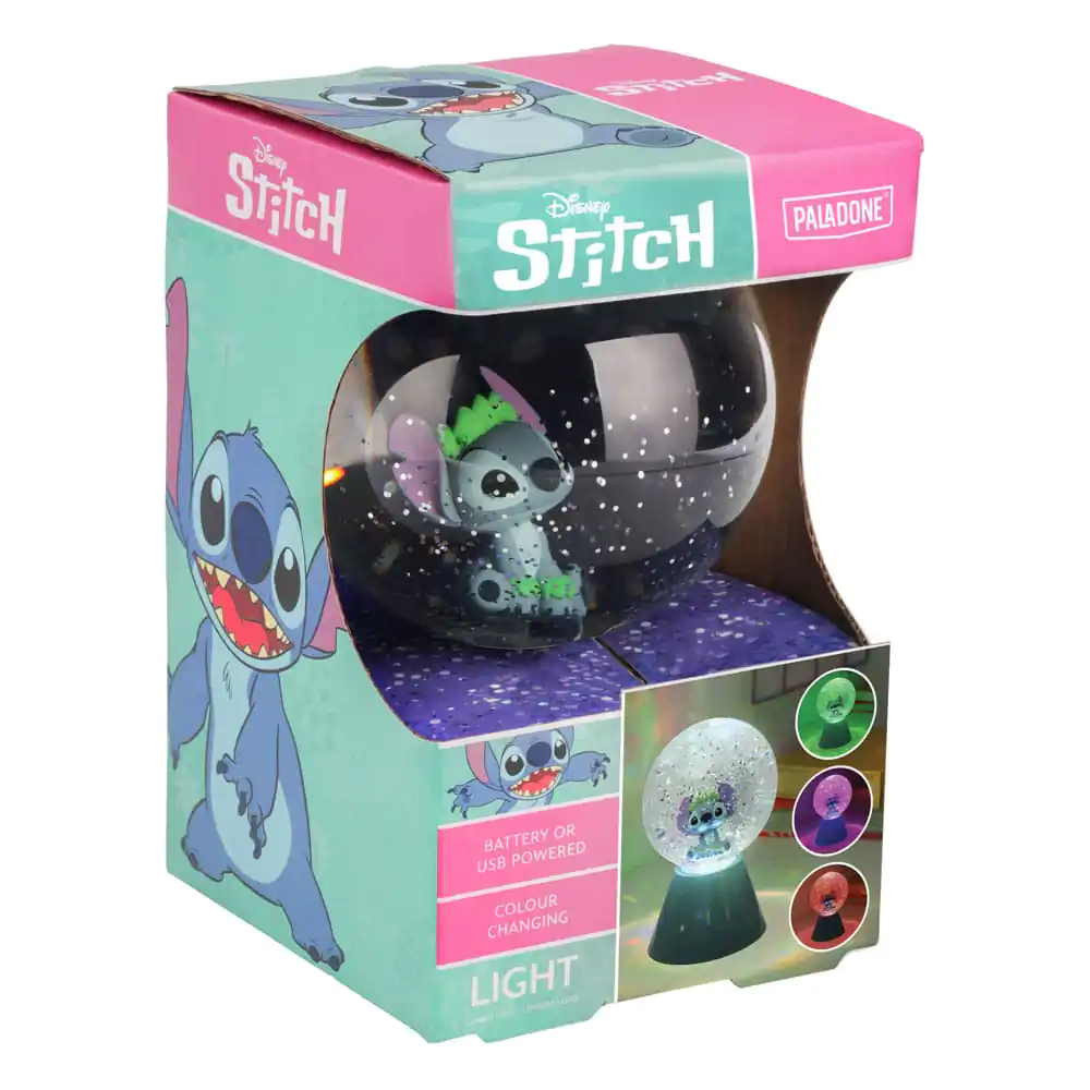 Lilo & Stitch LED lampa Stitch gliter kugla 17 cm fotografija proizvoda