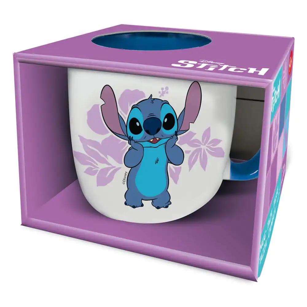 Lilo & Stitch Mug Stitch roza Flowers 385 ml Šalica fotografija proizvoda