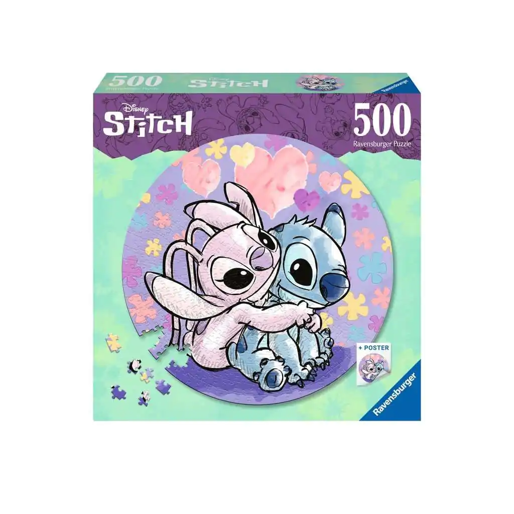 Lilo & Stitch Okrugla slagalica Stitch (500 dijelova) fotografija proizvoda