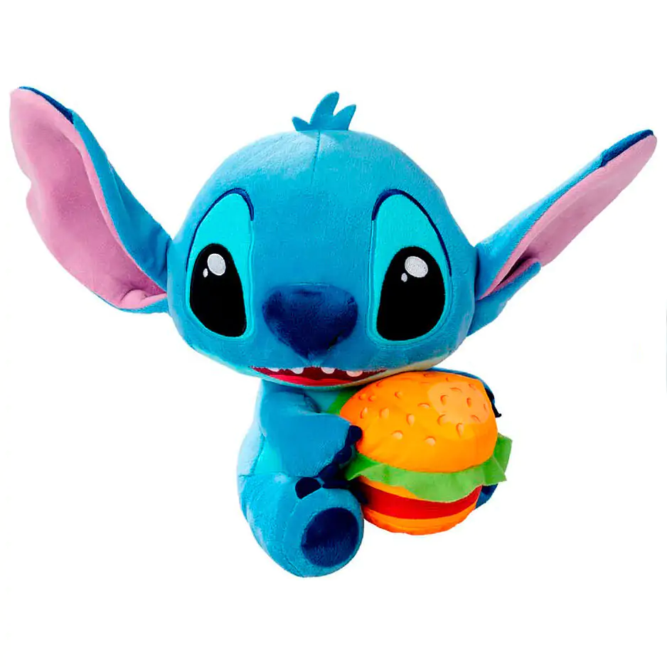 Lilo & Stitch Plišana Figura Stitch s Burgerom 25 cm fotografija proizvoda